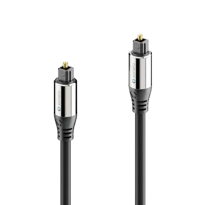 Sonero Premium Audio-Kabel   S-OC100-030 Optisch/Toslink,Aluminiumstecker,3m