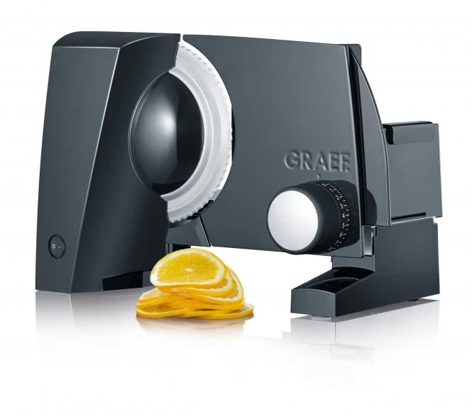 GRAEF S 10002 Allesschneider sw          170W Scheibenstärke 0-20mm Standfuß