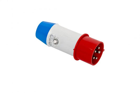 CEE-Adapter 32A/400V auf Schuko 16A/230V SL-3035A mit 1x 15A Sicherungsautomat