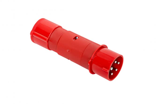 CEE-Adapter 32A/400V auf CEE 16A/400V    SL-3038 mit Feinsicherung 3x 16A träge