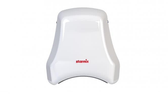 Starmix Händetrockner T-C1 M weiss       vandalensicher           Nr.100494