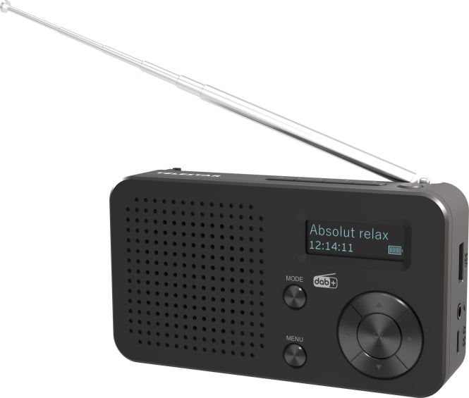 TELESTAR TOP 100 sw portables Radio      DAB+/UKW,Bluetooth,USB,Akku