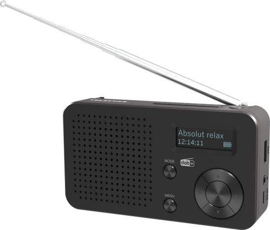 TELESTAR TOP 100 sw portables Radio      DAB+/UKW,Bluetooth,USB,Akku