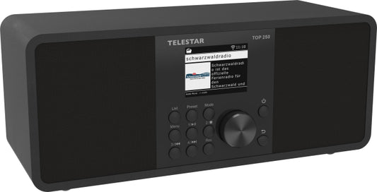 TELESTAR TOP 250 sw Digitalradio Stereo  Internet/DAB+/UKW,BT,USB,Hotelmode