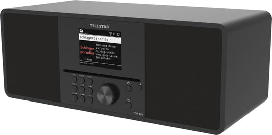 TELESTAR TOP 300 sw Digitalradio Stereo  CD,Internet/DAB+/UKW,BT,USB,Hotelmode