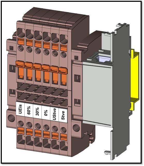 Weidmüller 14A-9 EEG-AAR KLEMMBLOCK-RJ45 Klemmblock  14A Trave Netz 8000177839