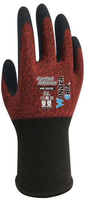 Wonder Grip Comfort Advance WG-360R      XL/10 rot                         Retail
