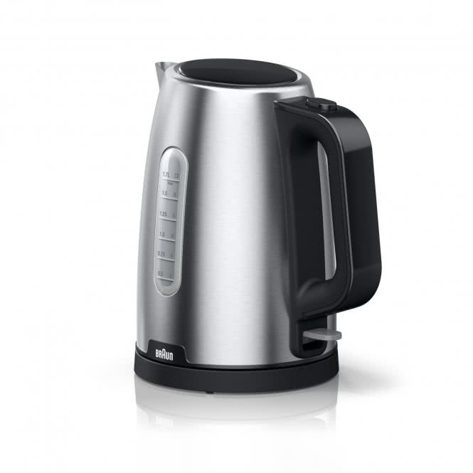 Braun WK 1500 BK Wasserkocher            PurShine 2200 Watt 1,7 Liter si/sw
