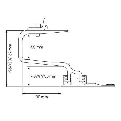 K2 Systems 2004795 Dachhaken SingleHook 3S Light