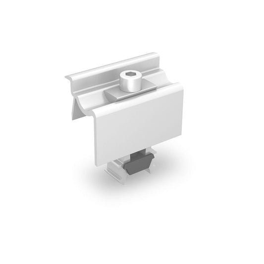 K2 2002514 Universal Modulendklemme OneEnd 30-42 mm silber