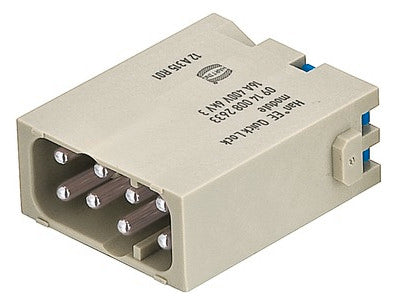 HARTING Stifteinsatz 8-pol   09140082633 Han EE Quick Lock Modul 0,5-2,5qmm