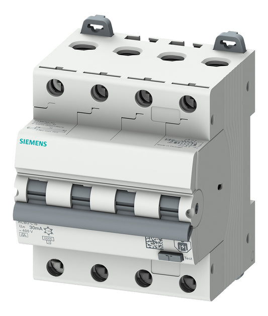 Siemens FI/LS 4P B16 6KA   5SU1346-6FP16 type A 30mA 4TE