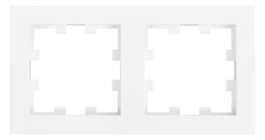 Panasonic Karre Plus 55                  Abdeckrahmen 2-fach          WDTF00022WH