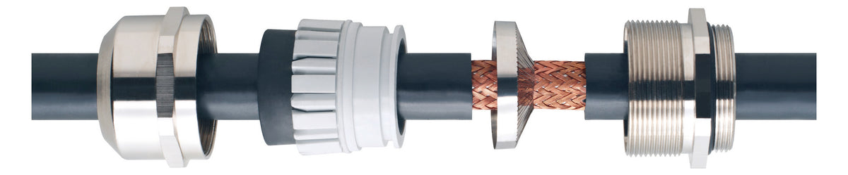 WISKA EMV                 EMSKV 25 EMV-S Messingkabelverschraubung 9-17mm