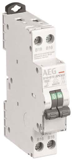 AEG Automat B 16A Unibis      EPC611 B16 1+1polig 6KA                      694275