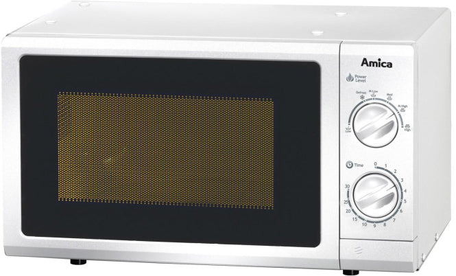 Amica MW 13150 W ws Mikrowelle           700W 17L unterbfähig 26,2x45,2x33,5cm