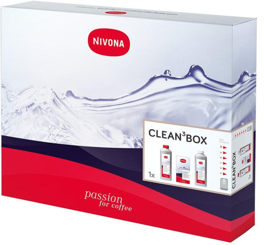 Nivona Clean3 Box bestehend aus          Entkalker,CreamCleaner, Reinigungstabl.