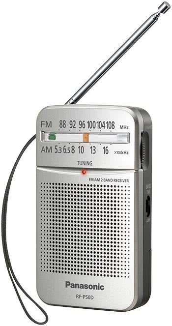 Panasonic RF-P50DEG-S si Taschenradio    UKW/MW