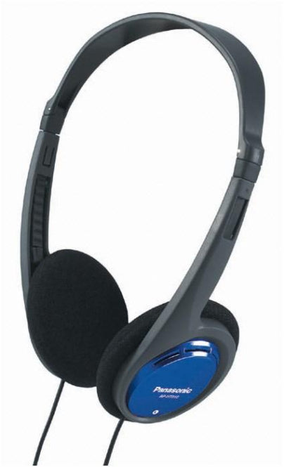 Panasonic RP-HT010E-A sw/bl Kopfhörer    1,2m Kabel,ultraleicht