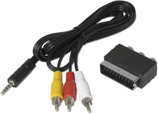 TechniSat Adapterset Klinke    0000/3649 auf CINCH/SCART für TECHNISAT-Receiver