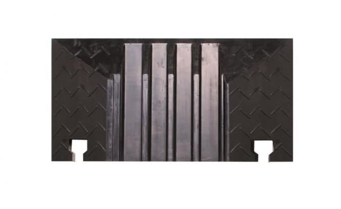 Walther Kabelbrücke 4K Endstück 39870047 Vollgummi schwarz LxBxH:300x590x78 mm