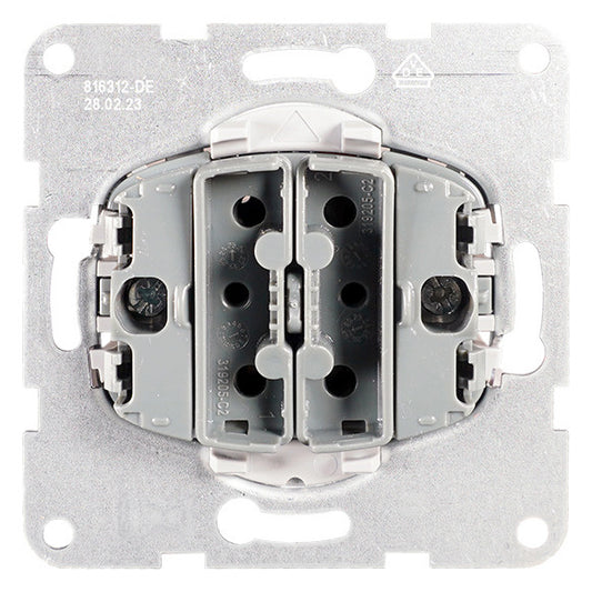 Panasonic Plus 55 Doppel-                wechselschalter Einsatz      WDTM01112NC