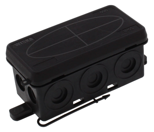 WISKA Abzweigkasten KA 006 BK  KA 006 BK 86x44x41mm IP 55 Unverlierbarer Deckel