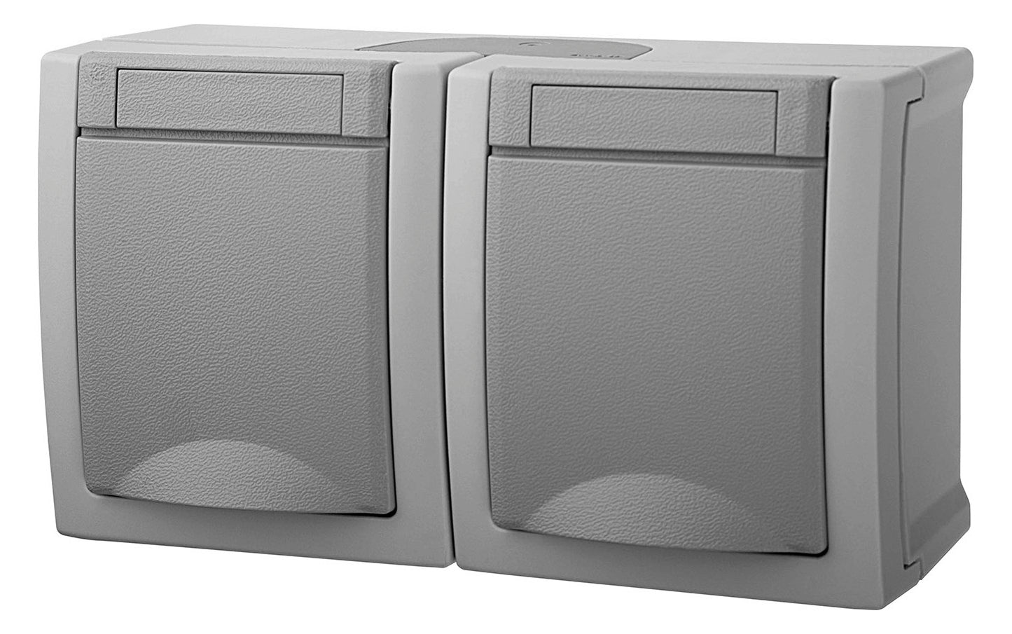 Panasonic Pacific Schuko gr  90591088-DE Steckdose 2-fach waagerecht FR-AP IP54