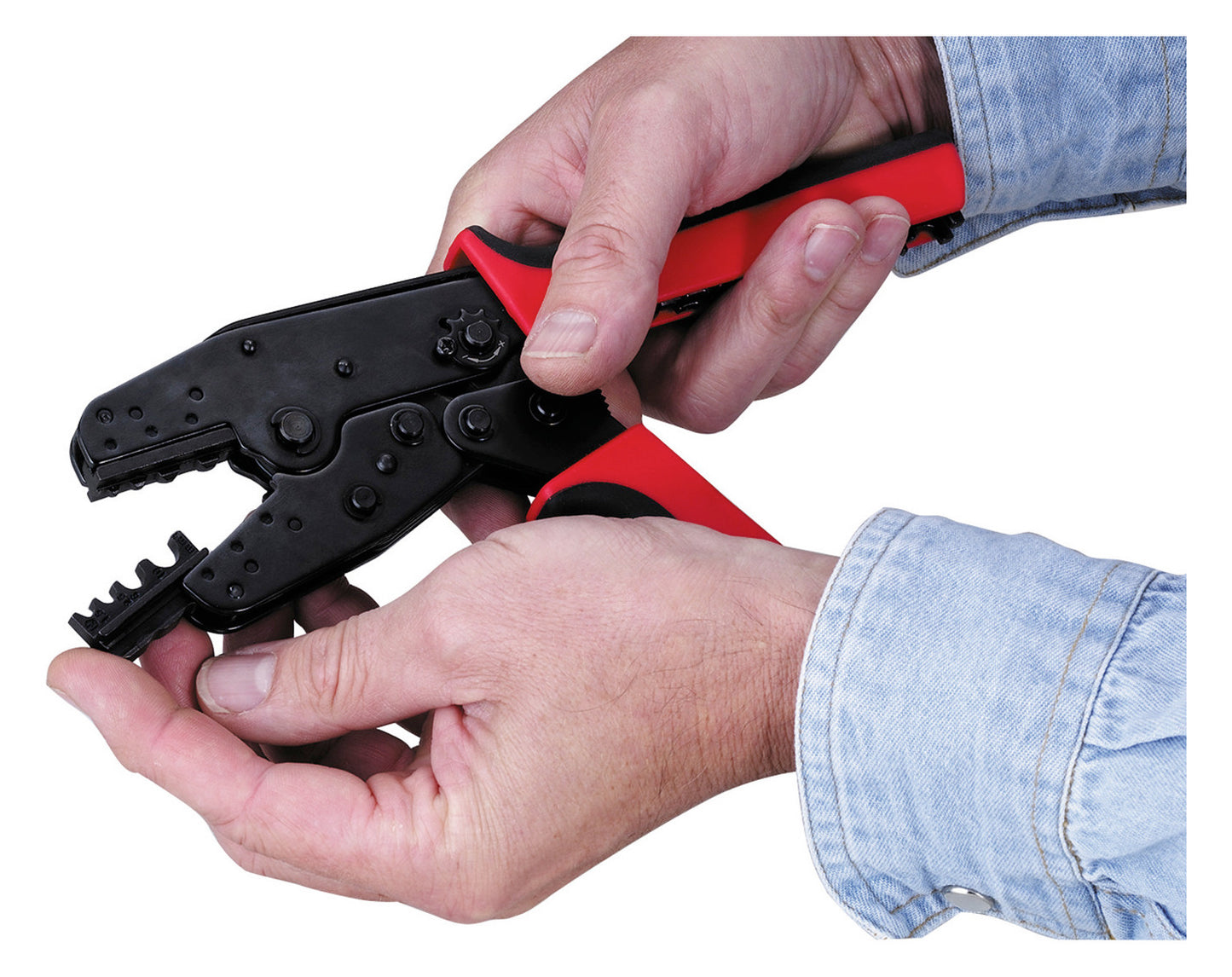 Cimco Click N Crimp Elektrot. Presszange Rubbellos