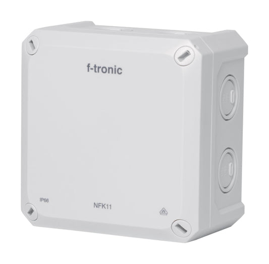 f-tronic FR-Abzweigkasten        NFK11gr 110x110x67mm Ausbrechöffnungen 7340191
