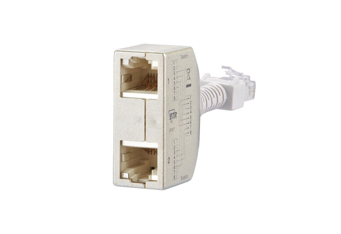 Metz Cable Sharing Adapter   130548-01-E    ISDN/ISDN Set=2 Stück           PNP1
