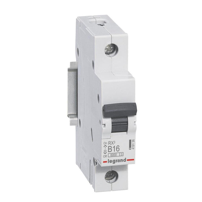 Legrand 419136 RX3 LS-Schalter B 16A     1-polig 6kA 230/400VAC 1TE
