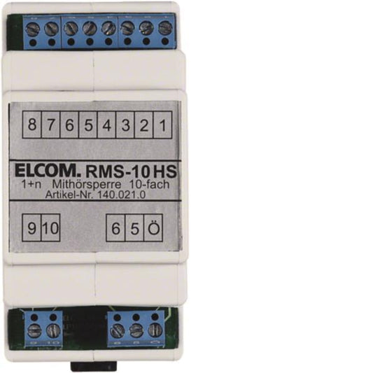 ELCOM 1+n                      RMS-10 HS Haustelefon,Mithörsperre Türlautsprecher