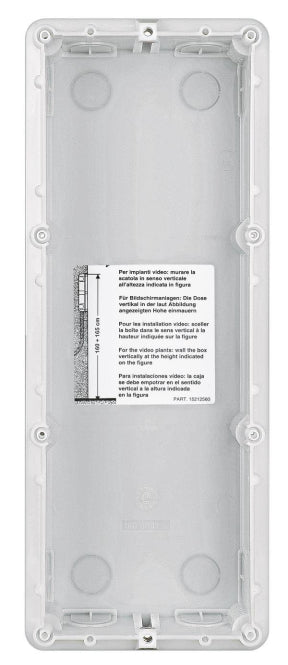 BTicino 350030 Unterputz Kasten 3M zum   Einbau der SFERA Türstationen