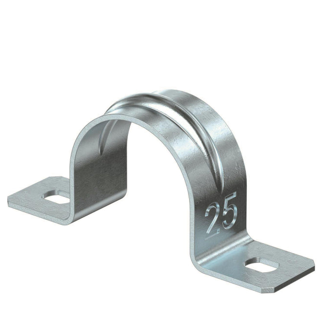 OBO 605 25 G Befestigungsschelle         zweilappig 25mm St G 1018256