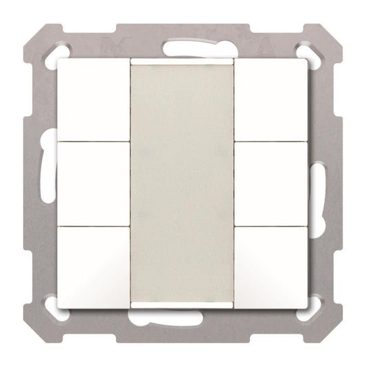 MDT BE-TA5506.G2 Taster 55 6-fach        Reinweiß glänzend