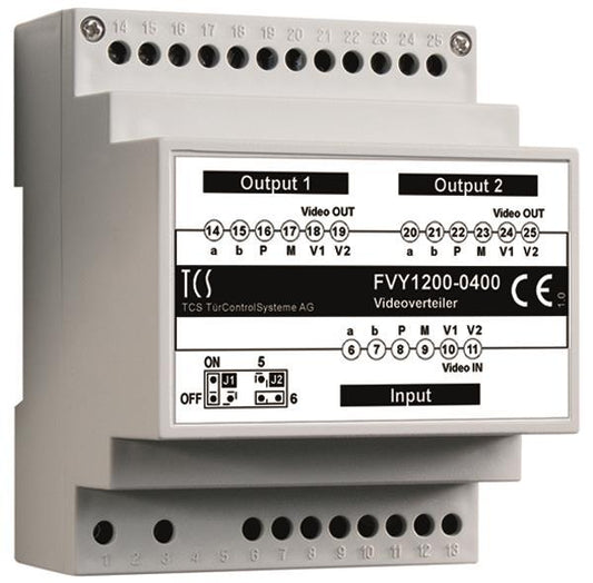 TCS Videosignalverteiler    FVY1200-0400 2fach VT02-SG