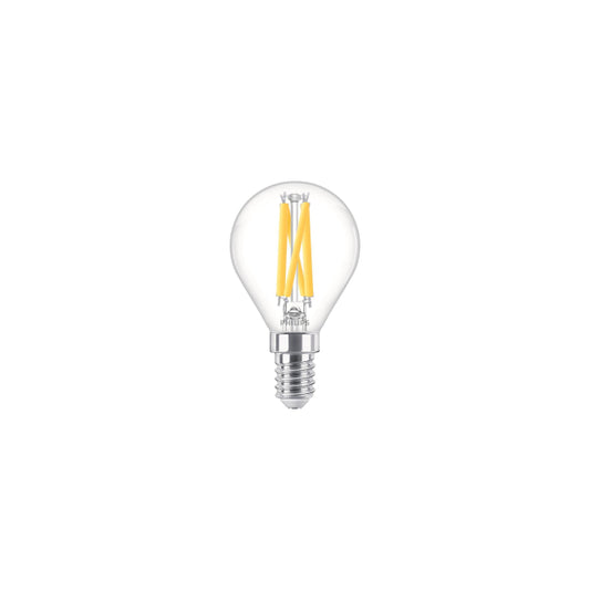PHIL MST LEDluster 3,4-40W/927 E14 klar      Tropfen 470lm DIMTONE         EEK D