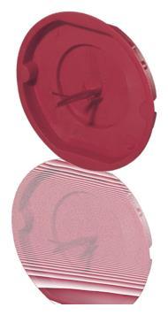 Ftronic Signaldeckel rot            E121        für Dosen 70mm