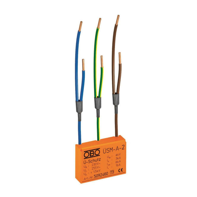 OBO ÜSM-A-2 Überspannungsschutzmodul     f.alle Installationssysteme 255V 5092460