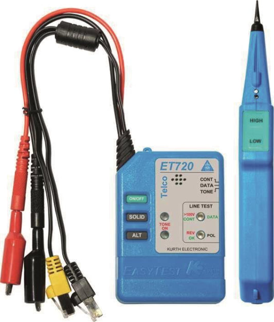 KURTH Telco-Leitungssucher Kit     KE701 Easytest720 + Probe410isdn    D170C