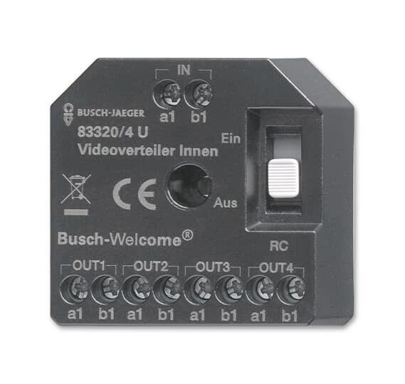 BJ 83320/4U Aktiv              83320/4 U Videoverteiler Innen UP zur Montage in