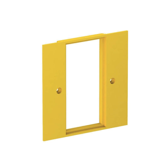 OBO VH-P5 Abdeckplatte 2-fach Modul 45   95x95mm PA rapsgelb RAL1021 6109836