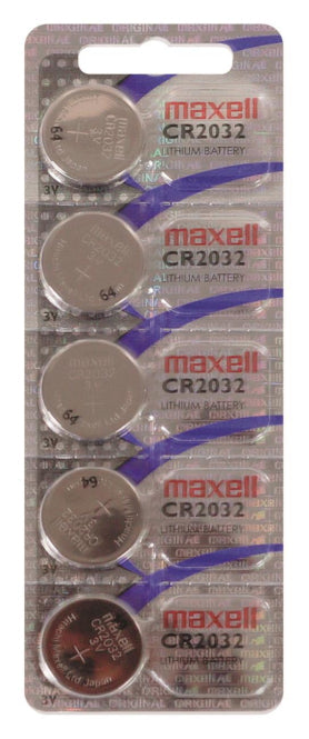 Maxell CR2032 Knopfzelle Lithium  CR2032       3V 210mAh  Blister a 5 Stück