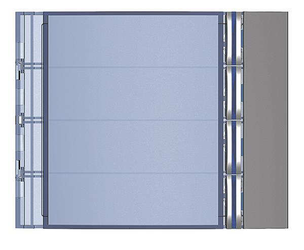 BTicino 352043 Frontblende Ruftasten-    modul SFERA 4RT Allstreet