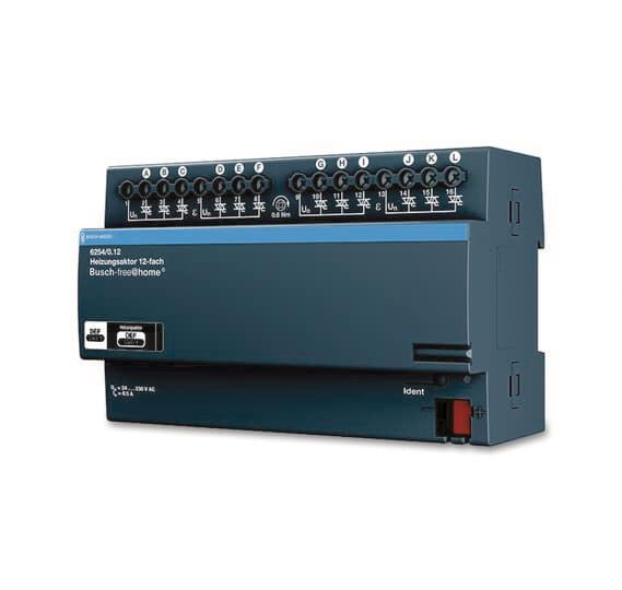 BJ Heizungsaktor 12-fach REG   6254/0.12   Busch-free@home