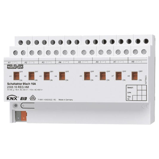 JG KNX Schaltaktor 8fach    2308.16REGHM
