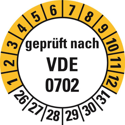 HEIN 188207 Prüfpl.VDE                   0702,26-31,PF,20mm,500/ROL