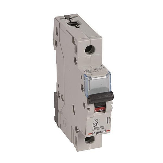 Legrand 404081 TX3 LS-Schalter B 6A      1-polig 10kA 230/400VAC 1TE