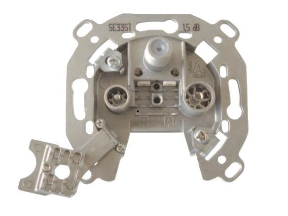 Televes Antennendose Stich 3fach  SE33ST fernspeisetauglich Steckklemmtechnik